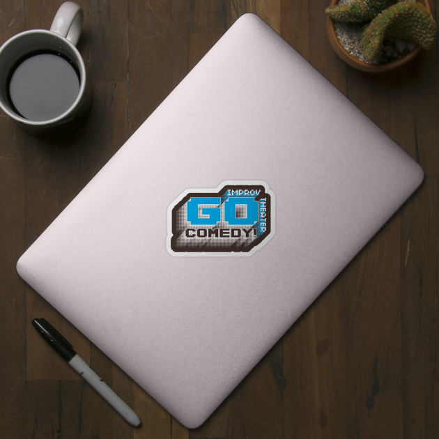 Go Comedy 8 bit logo by gocomedyimprov